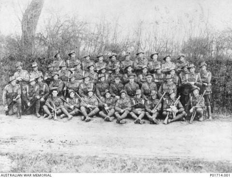Black and white picture of men in uniform