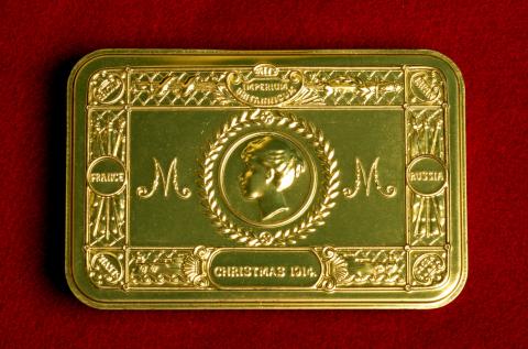 1914 cigarette case to commemorate the Christmas Truce.