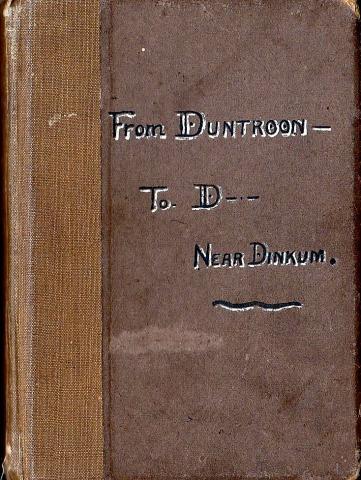 Text on album cover says: From Duntroon to D-- Near Dinkum