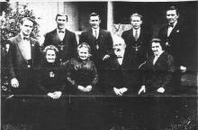 Joseph Salisbury back row, last on right