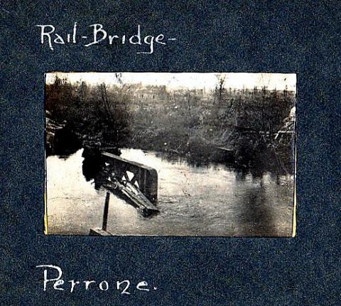 Scan of photograph of Perrone rail bridge.