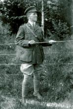 Black and white portrait of Edward Chamberlain