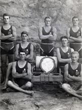 Black and white photo of North Wollongong Water Rats