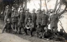 Black and white photograph of Thomas Kennedy Irwin Jr with friends