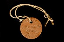 Dog tag (identification tag) of William Farrell