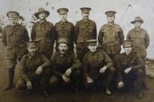 David John Morgans (front row, far right)